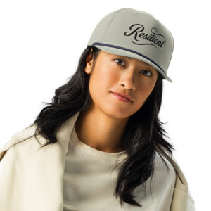 Black Logo Rope Hat