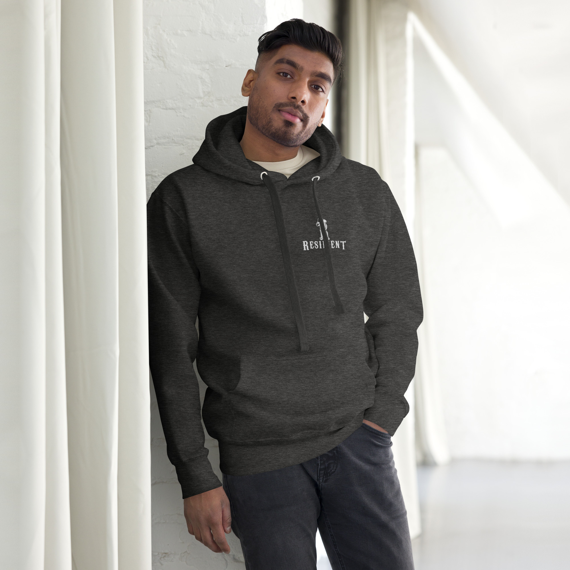 Resilient With Slogan Hoodie - Image 7