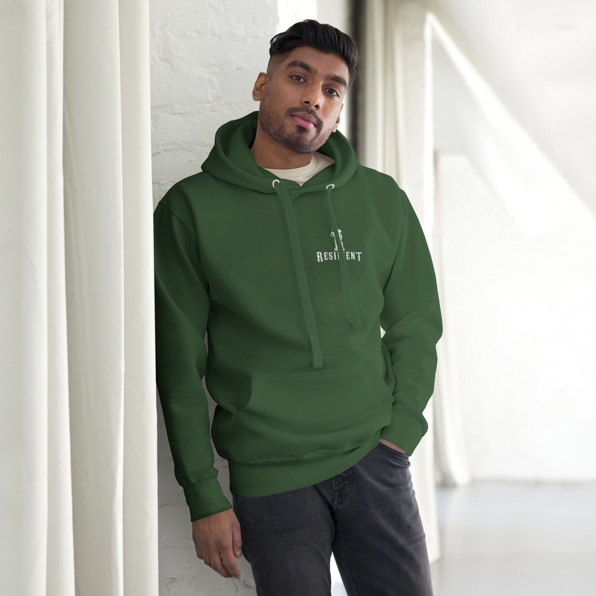 Resilient With Slogan Hoodie - Image 15