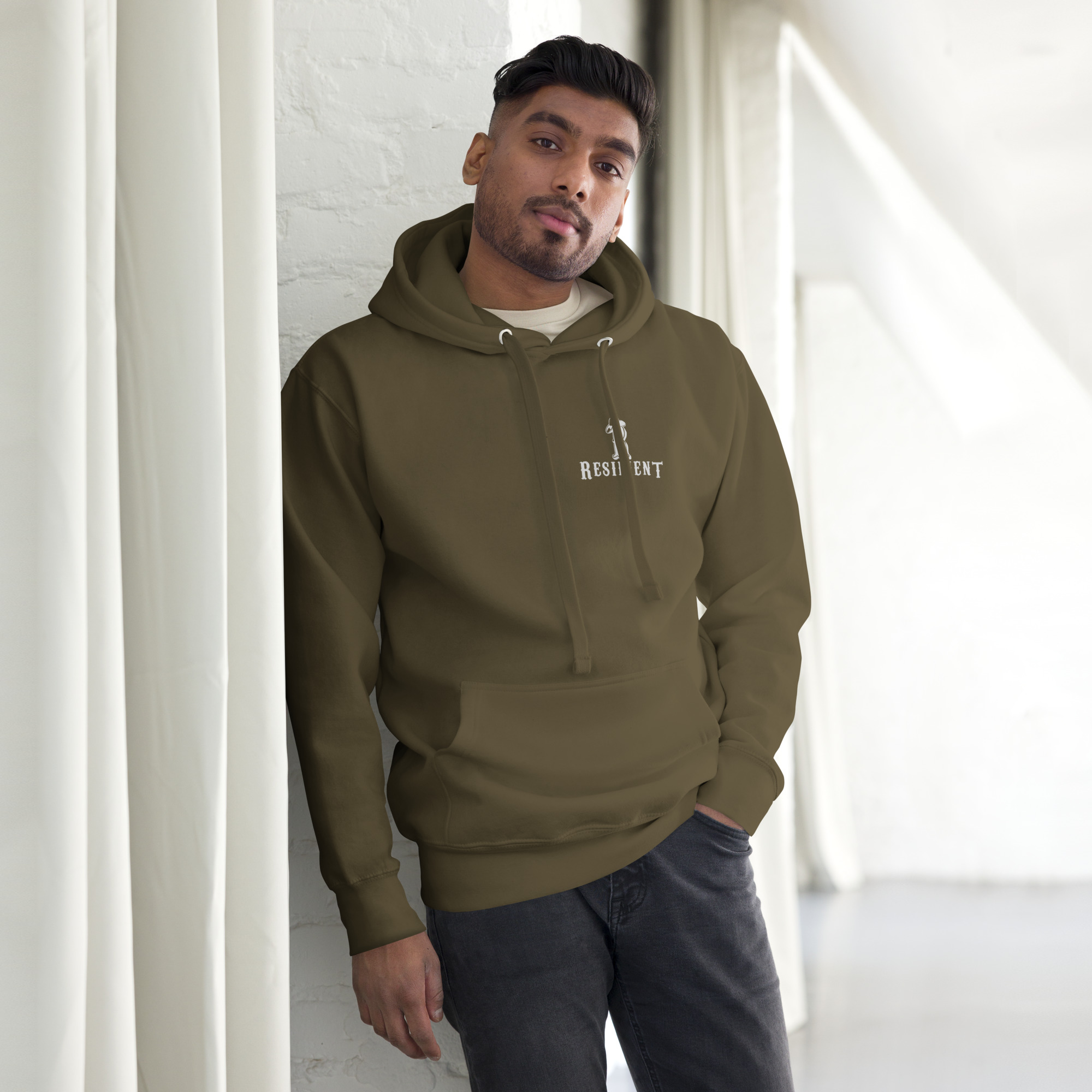 Resilient With Slogan Hoodie - Image 17