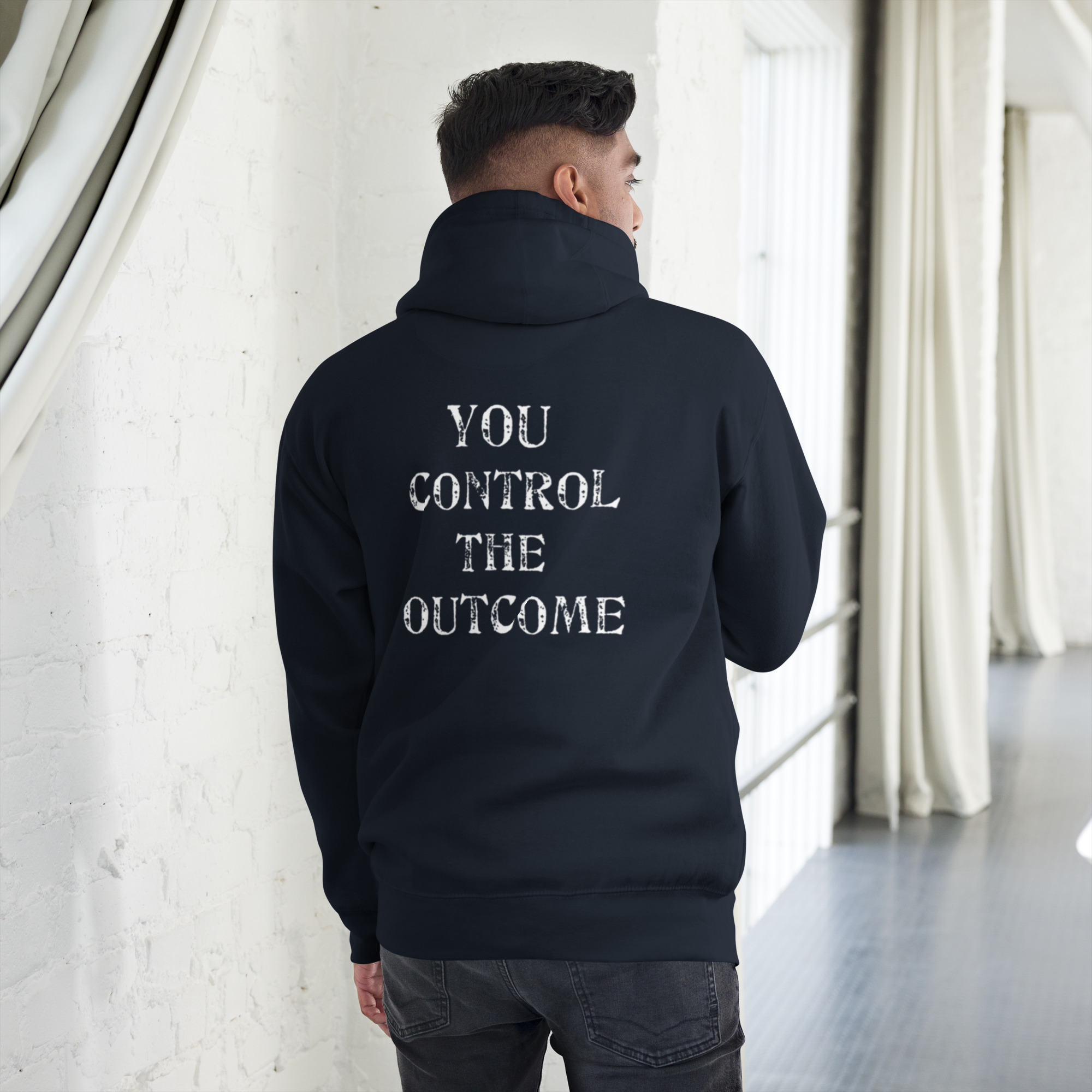 Resilient With Slogan Hoodie - Image 4