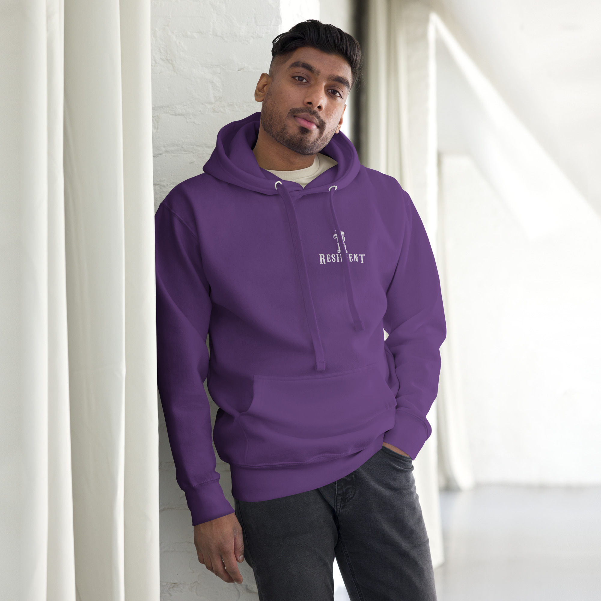 Resilient With Slogan Hoodie - Image 13