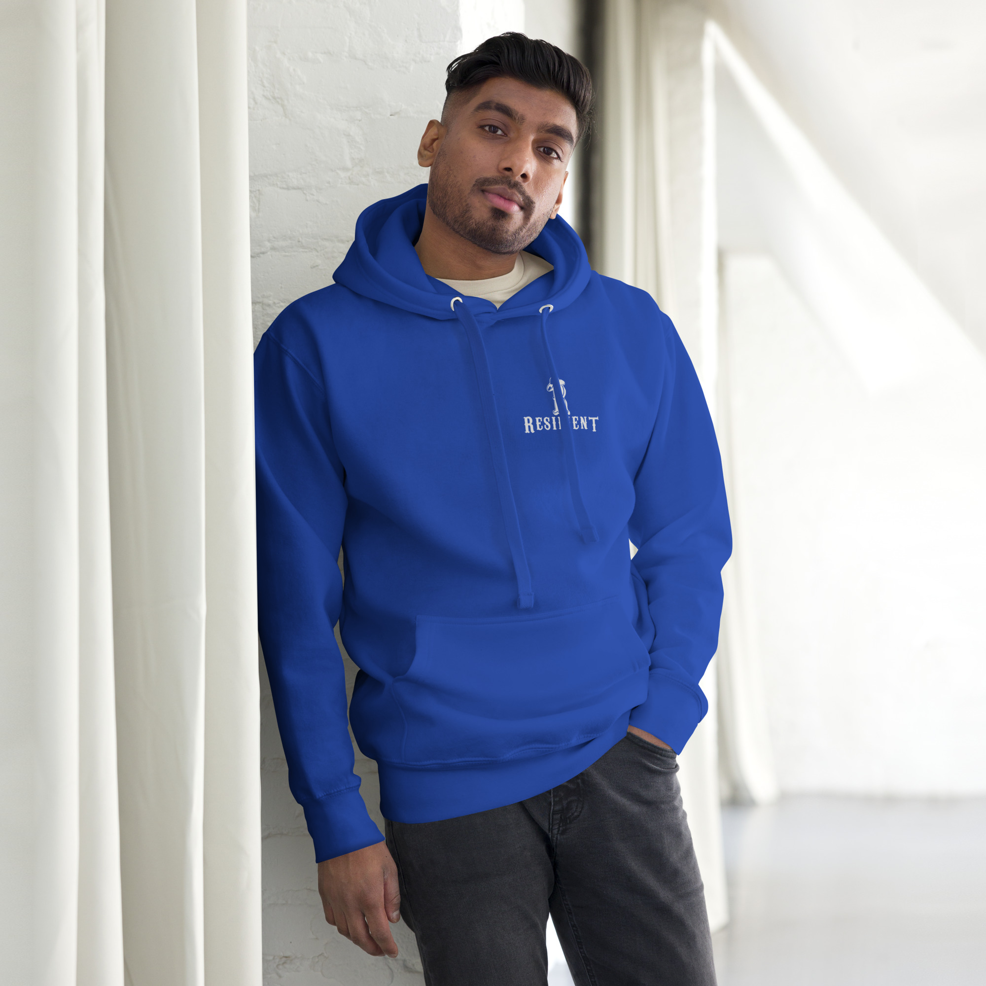 Resilient With Slogan Hoodie - Image 11