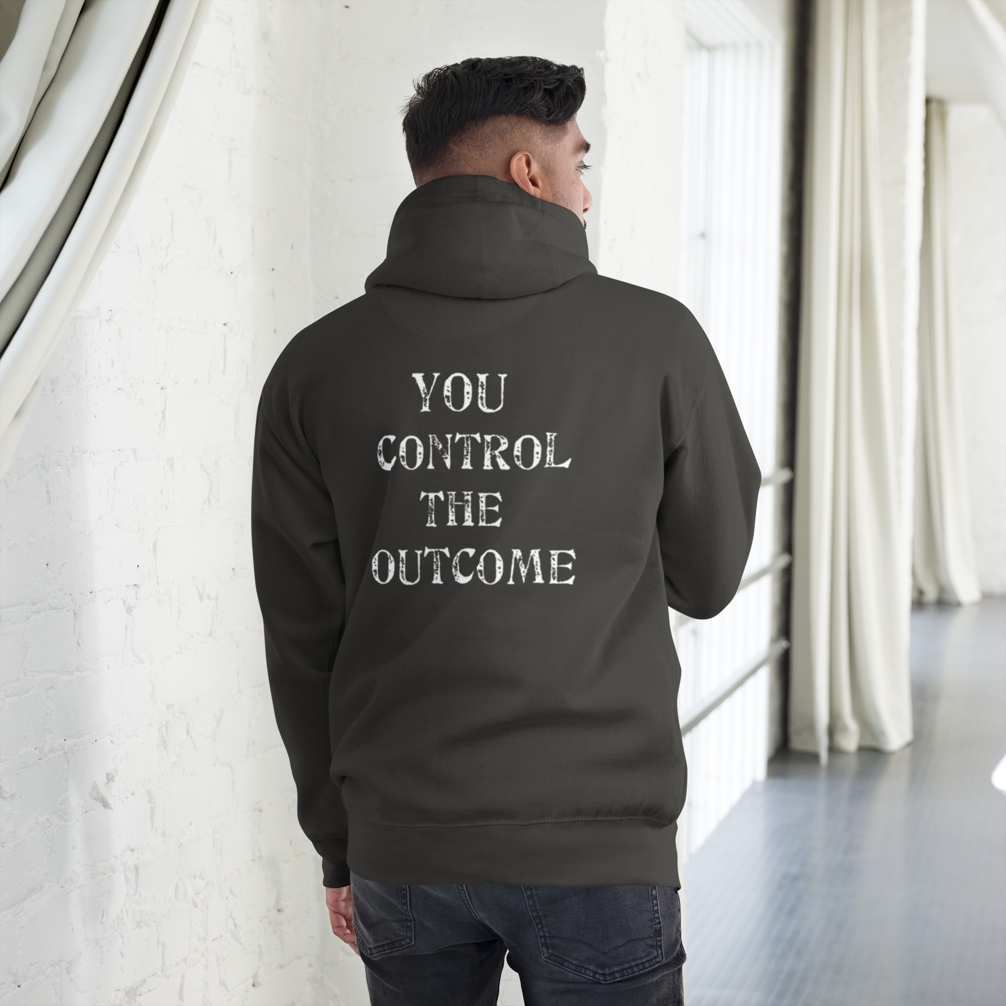 Resilient With Slogan Hoodie - Image 10