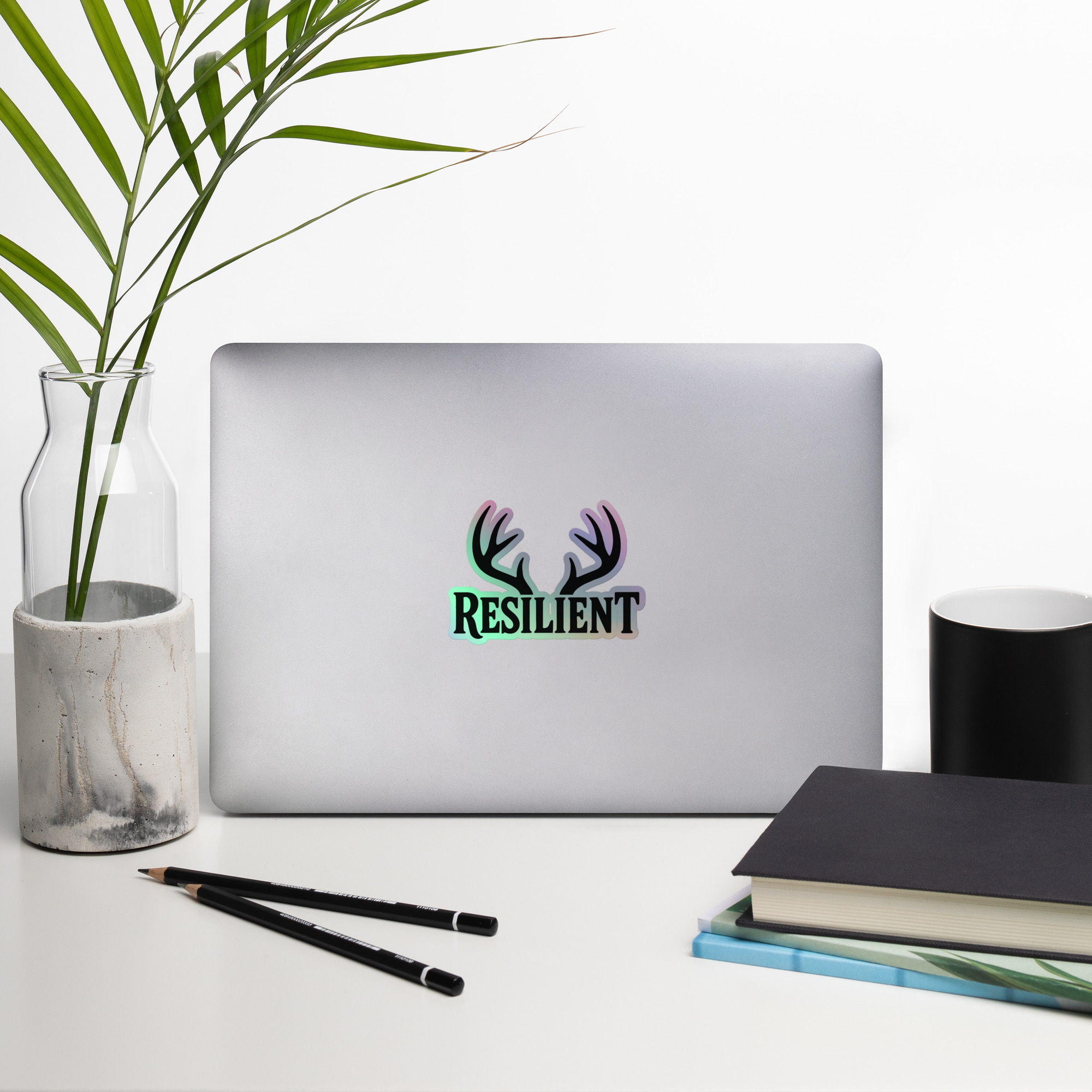 Resilient Hunt Holographic Sticker - Image 3