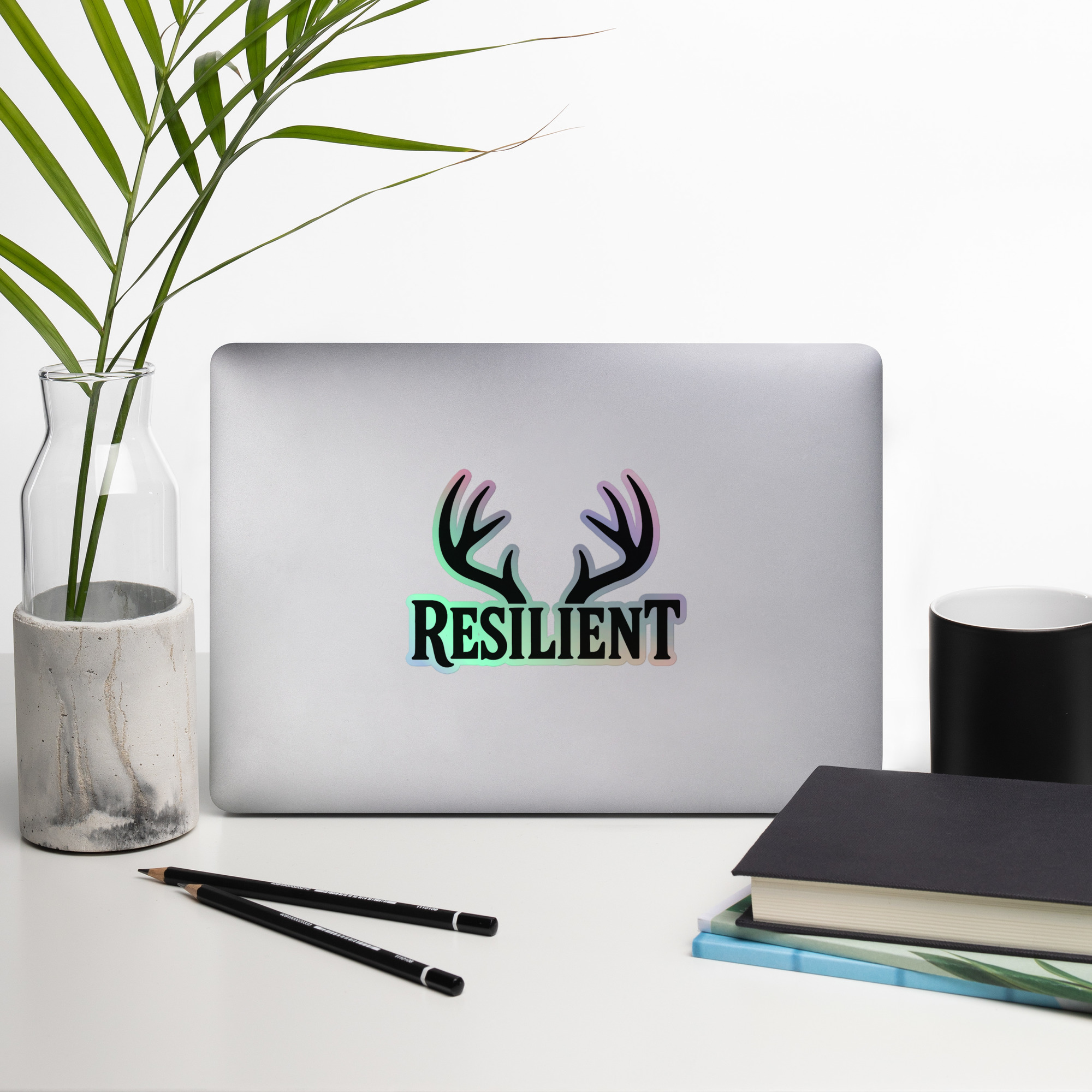 Resilient Hunt Holographic Sticker