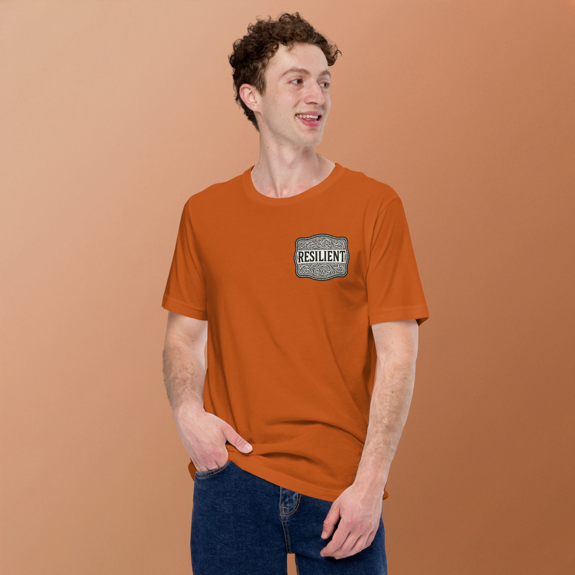 Resilient Buckle Unisex T-Shirt - Image 9