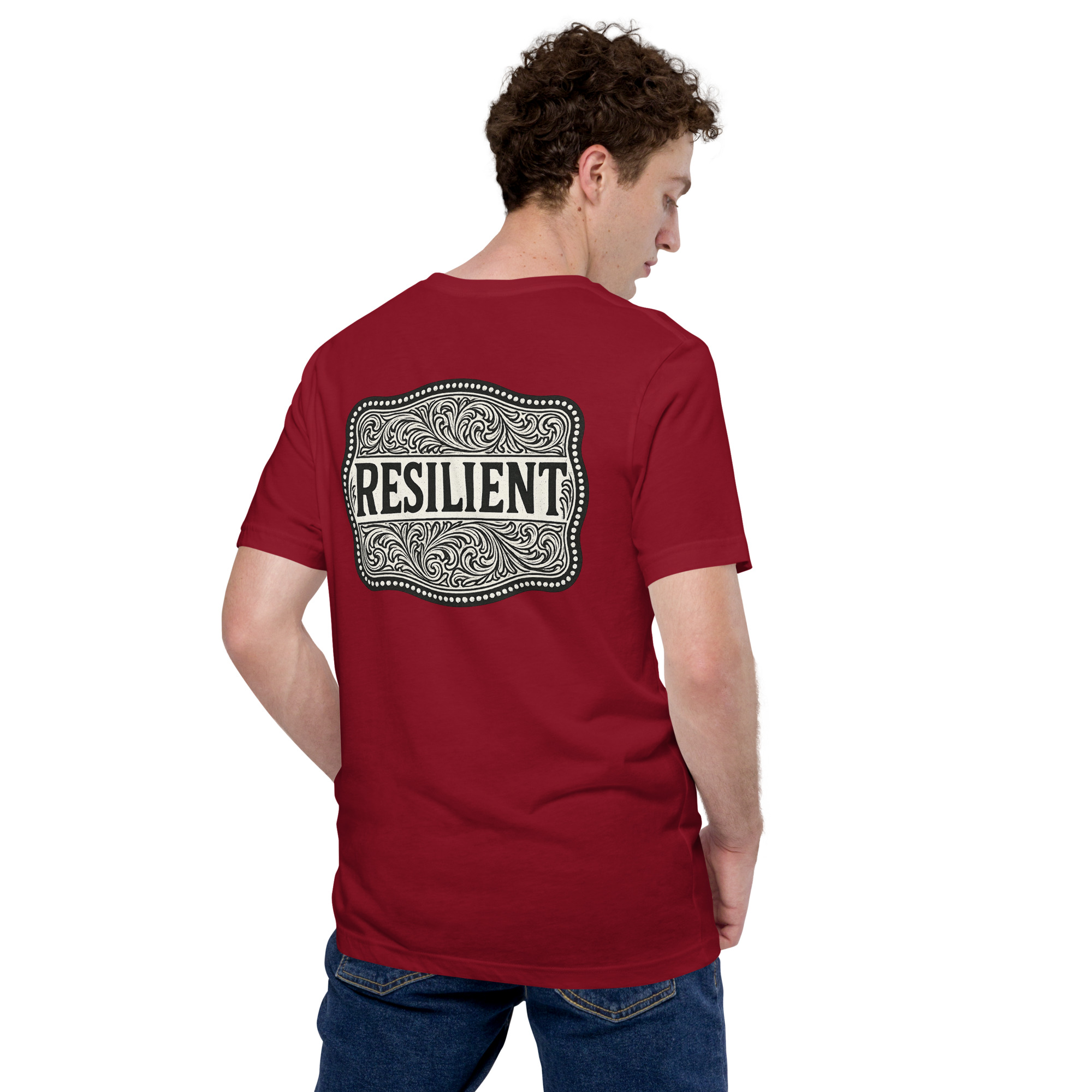 Resilient Buckle Unisex T-Shirt - Image 4
