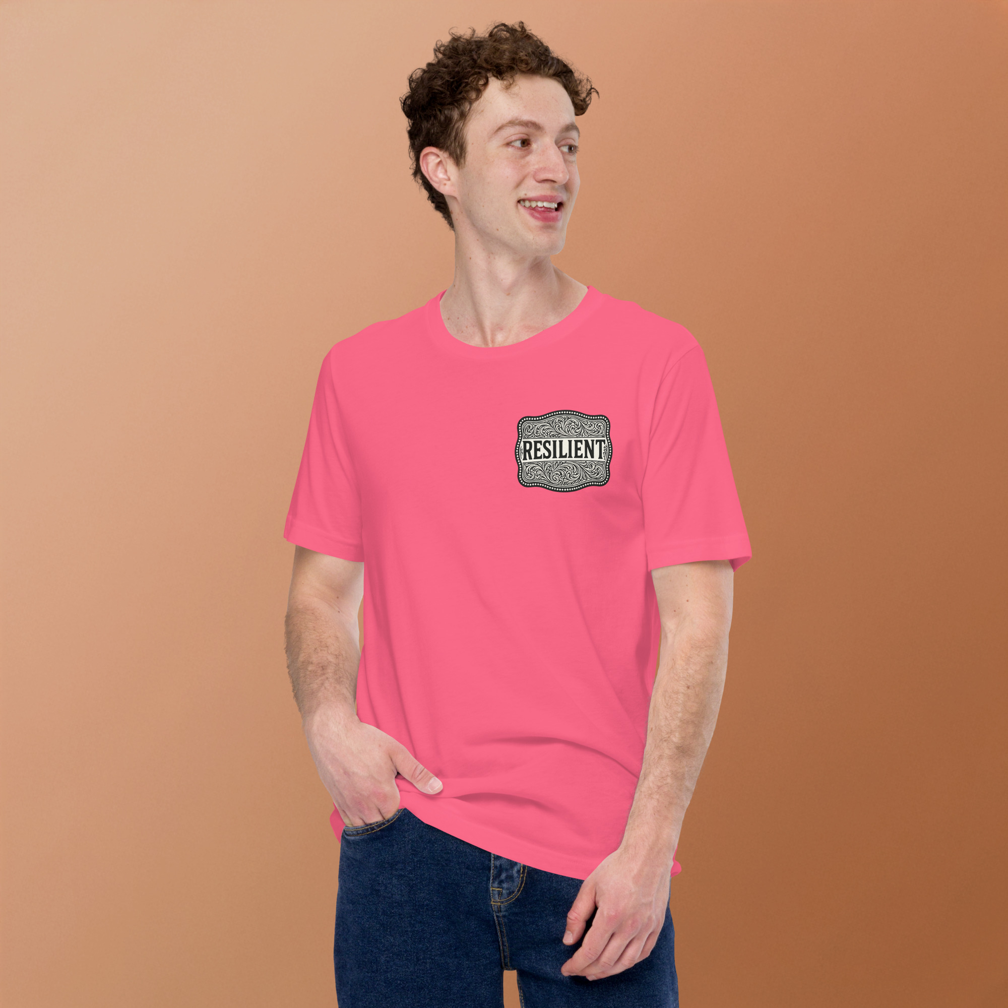 Resilient Buckle Unisex T-Shirt - Image 13