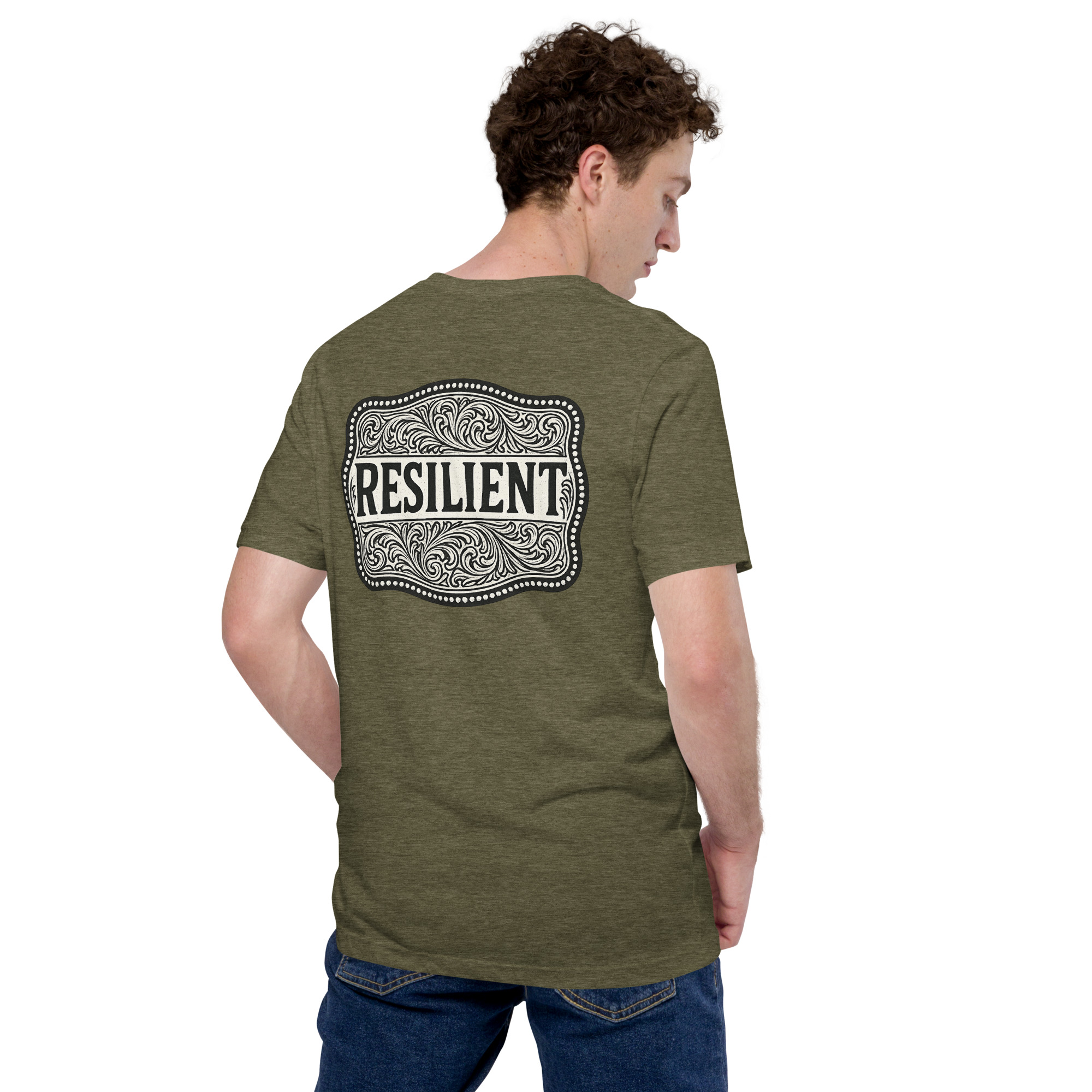 Resilient Buckle Unisex T-Shirt - Image 8