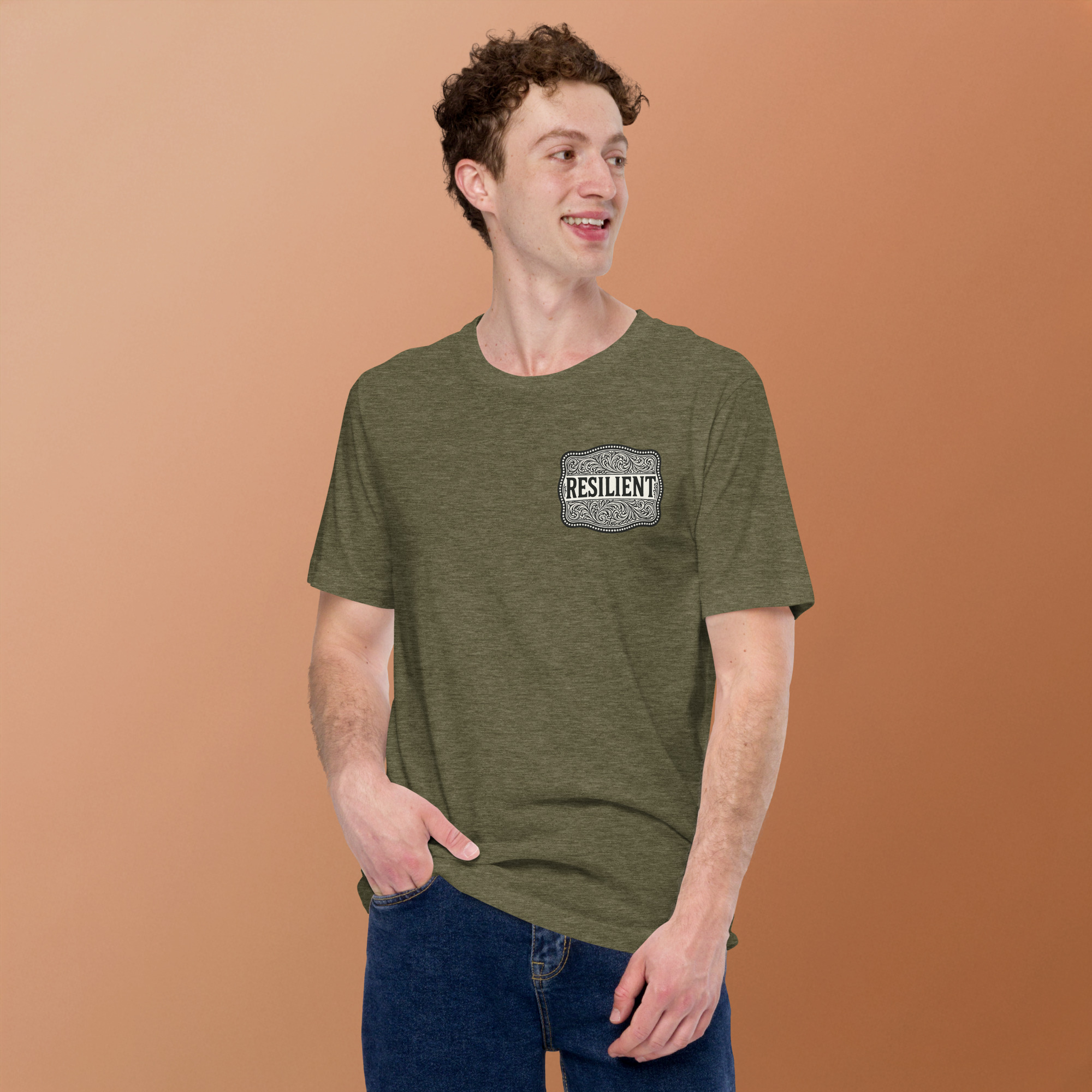 Resilient Buckle Unisex T-Shirt - Image 7