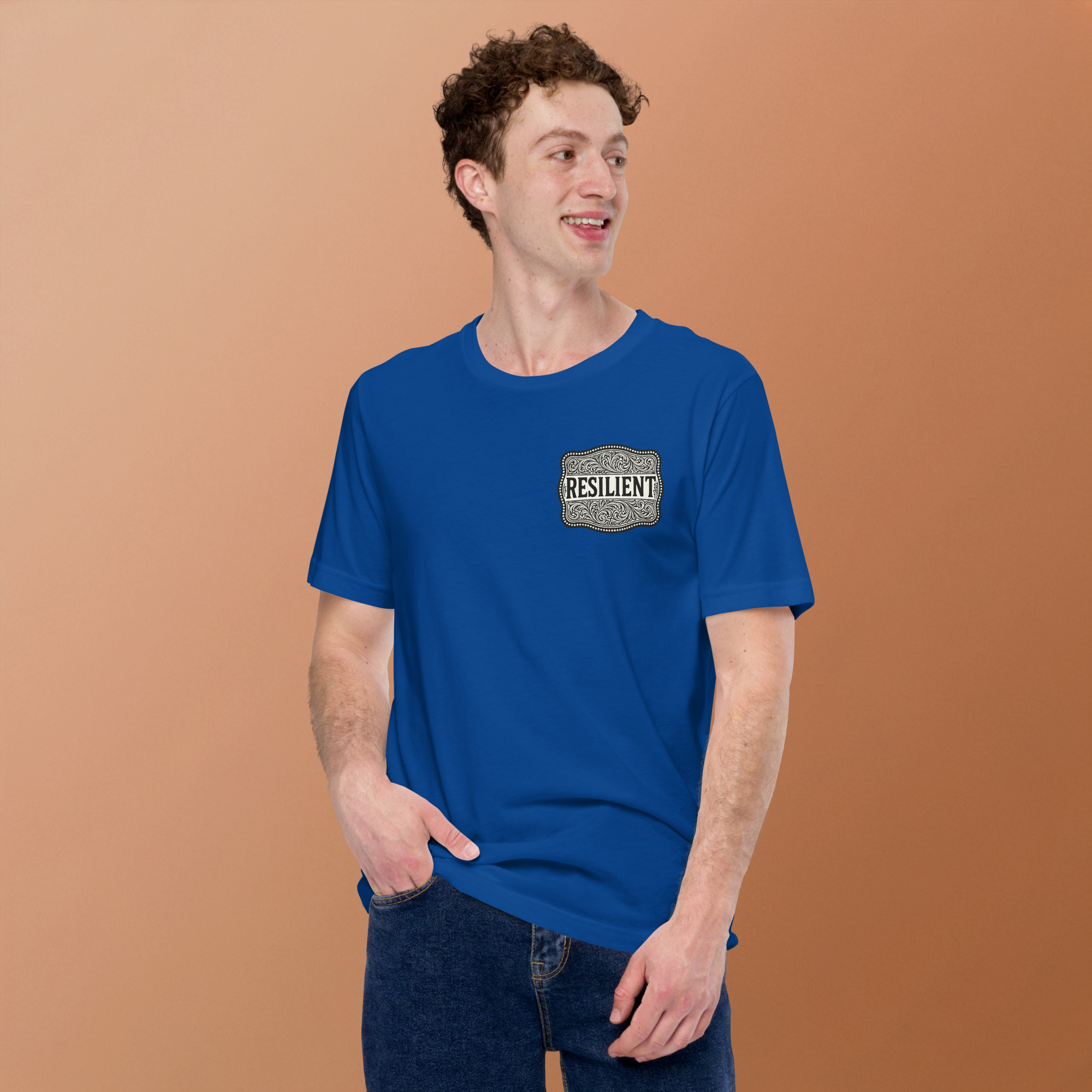 Resilient Buckle Unisex T-Shirt - Image 5