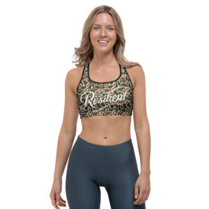 Camo Resilient Sports bra