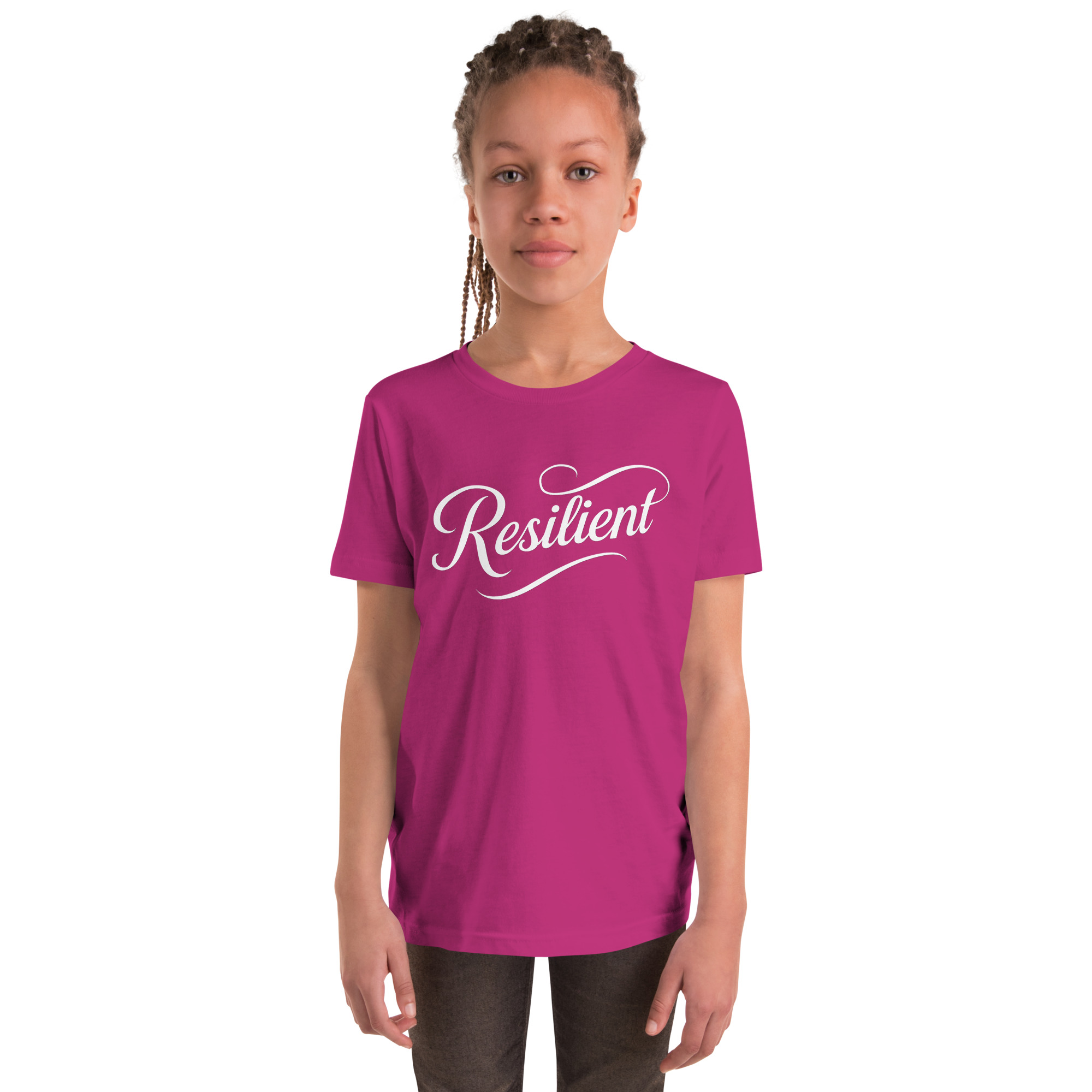 Logo and Slogan Youth Unisex Shirt - Image 13