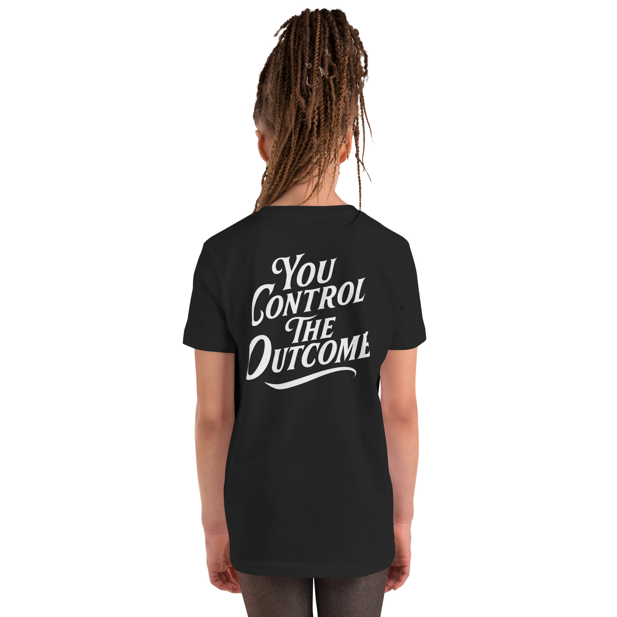 Logo and Slogan Youth Unisex Shirt - Image 3