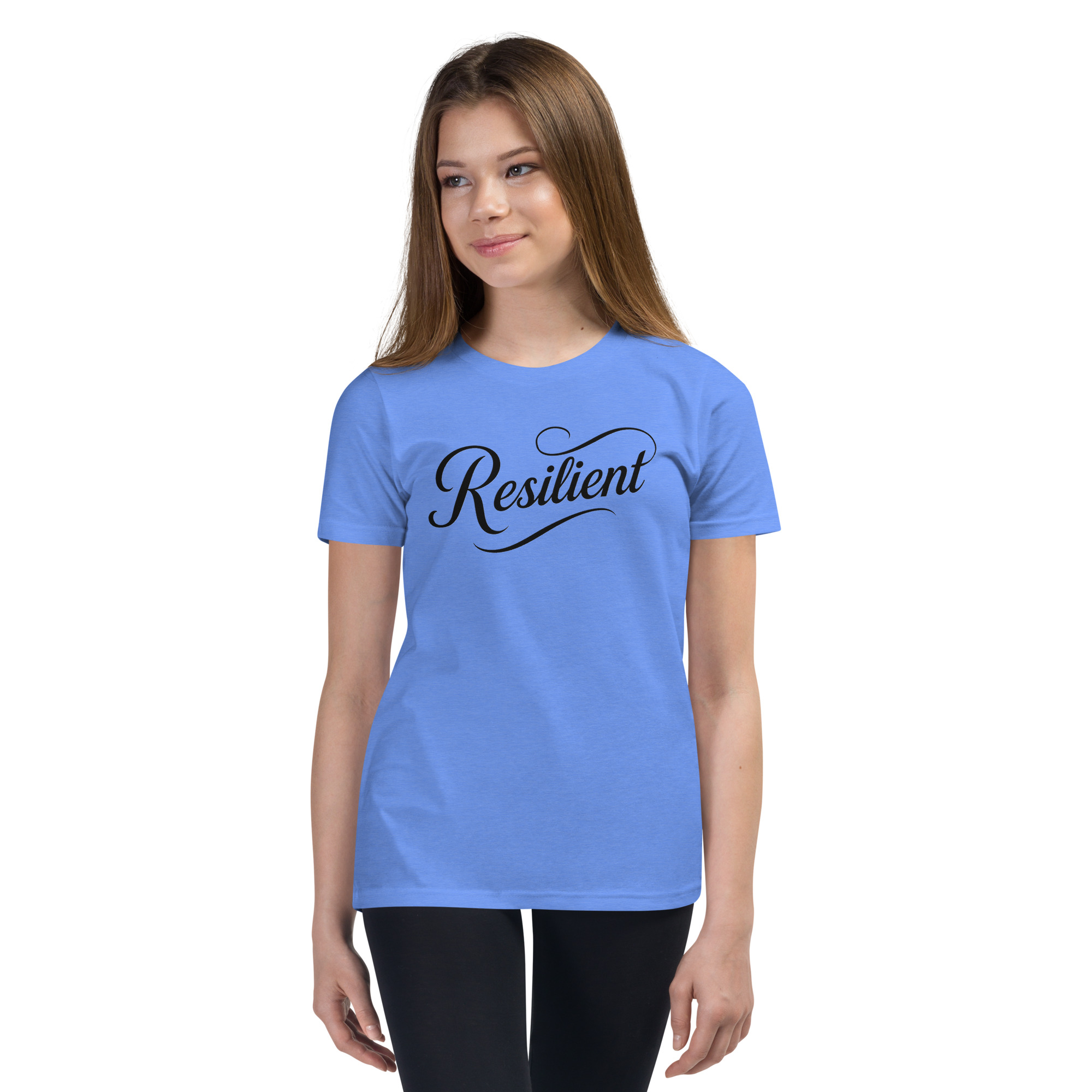 Logo and Slogan Youth Unisex Shirt - Image 9