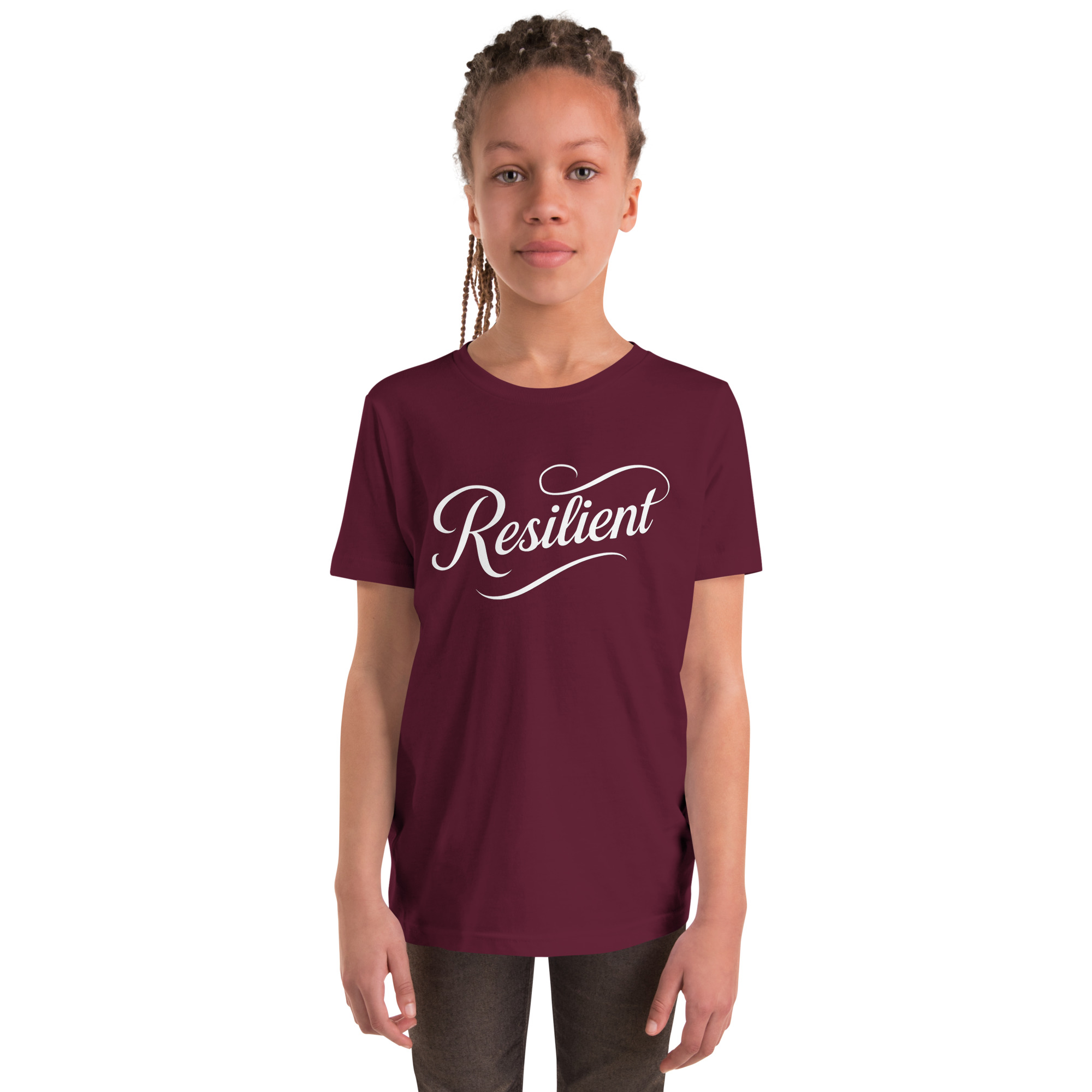 Logo and Slogan Youth Unisex Shirt - Image 6