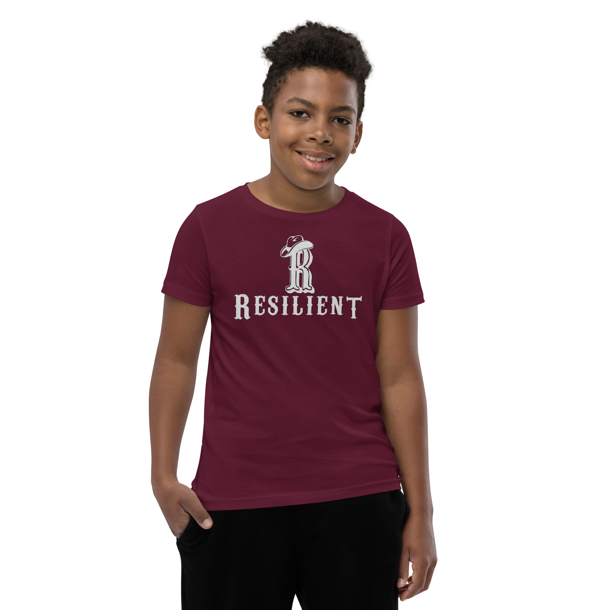 Western Logo and Slogan Youth Shirt - Image 4
