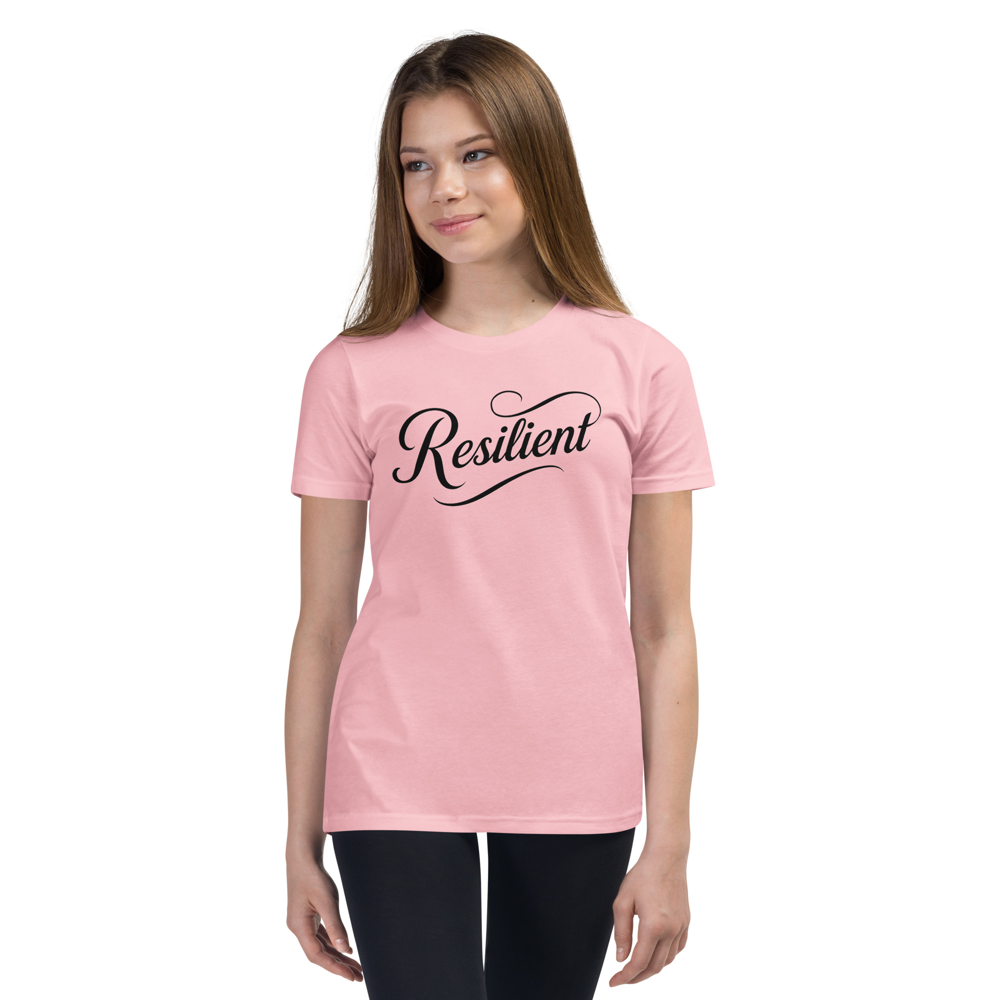 Logo and Slogan Youth Unisex Shirt - Image 4