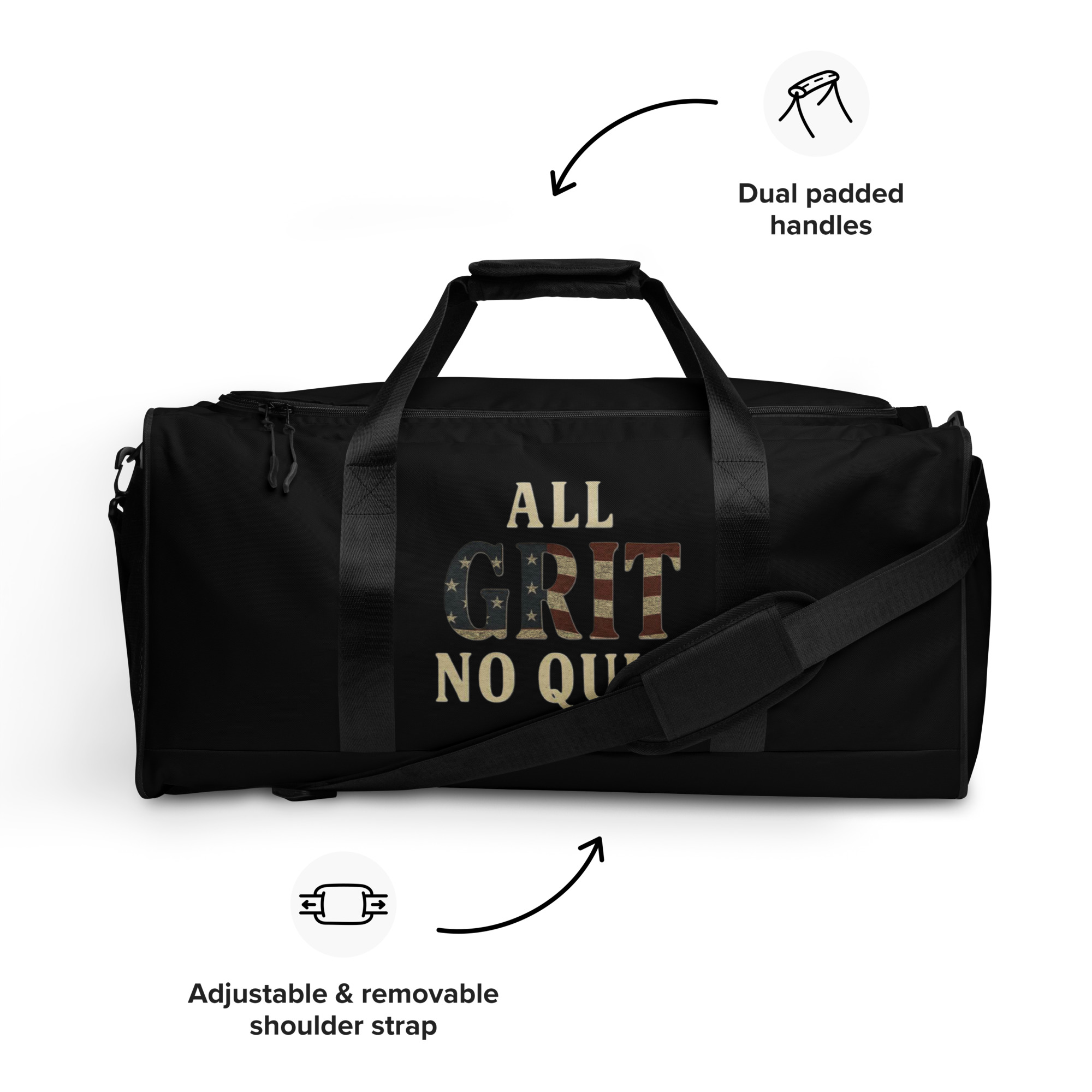 Patriotic Resilient Duffle bag - Image 9
