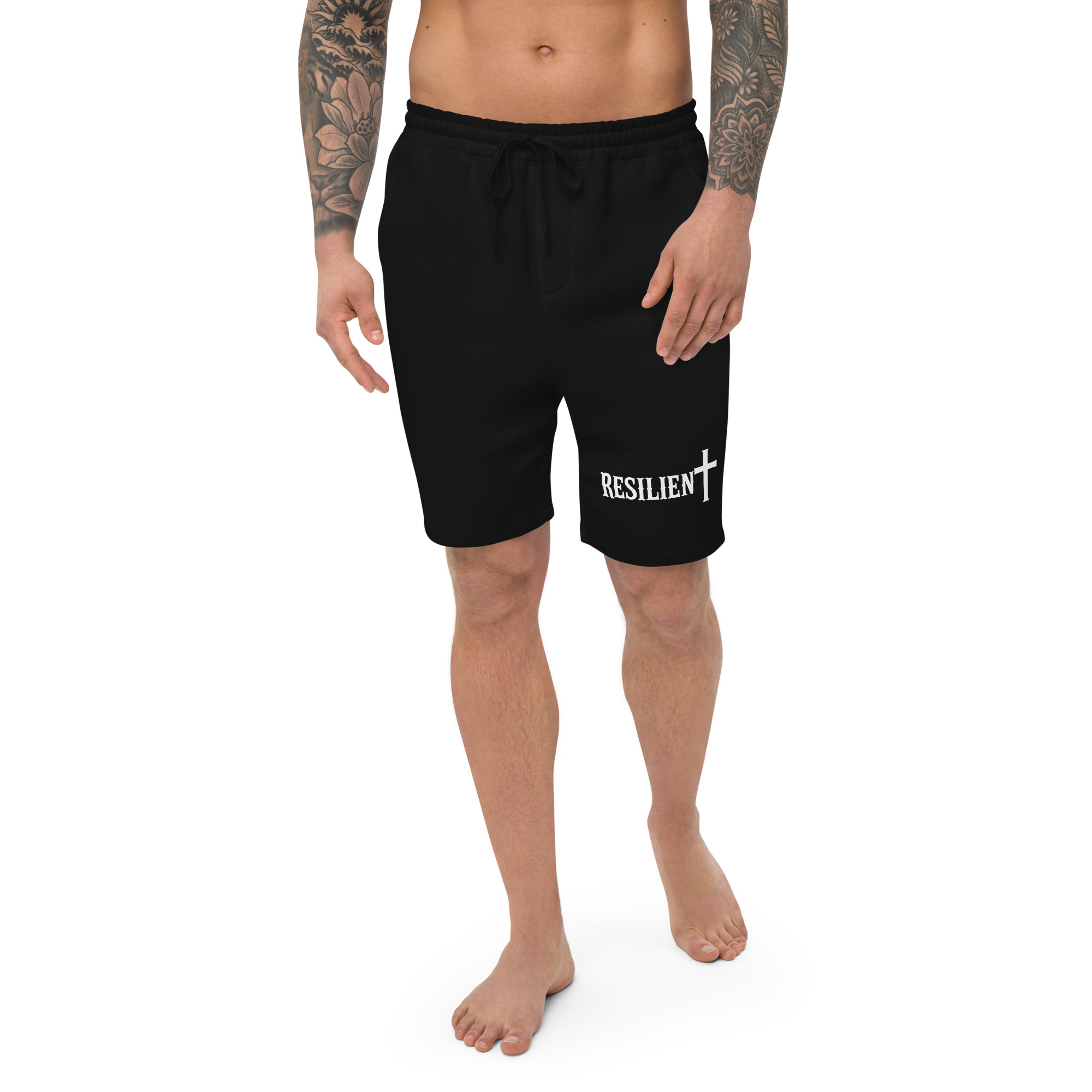 Unisex Cross Fleece Shorts