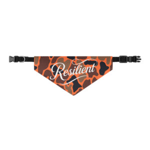 Orange Camo Pet Bandana