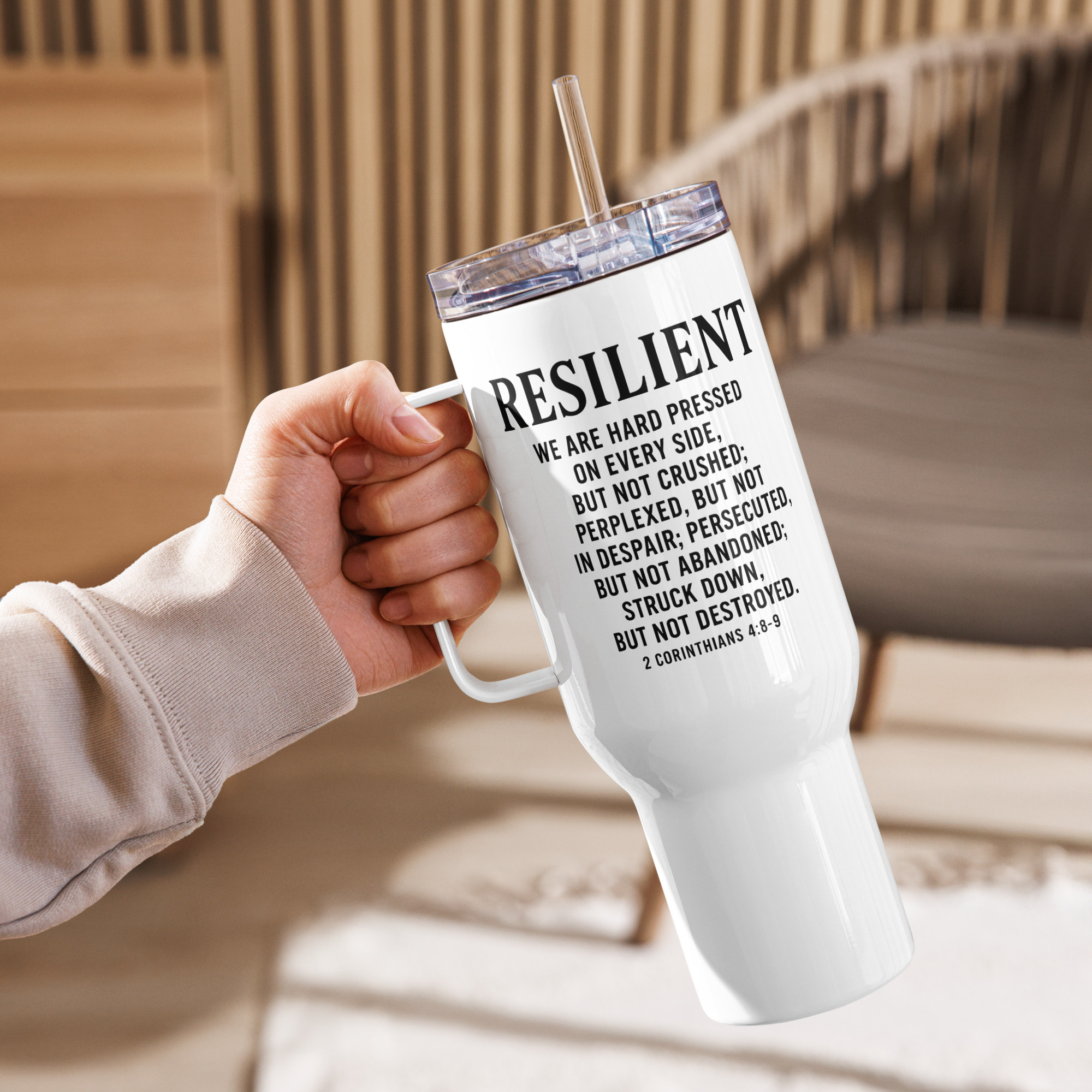 Cross Logo Travel Mug - Image 6