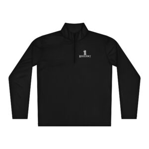 Logo and Slogan Lightweight quarter-zip pullover