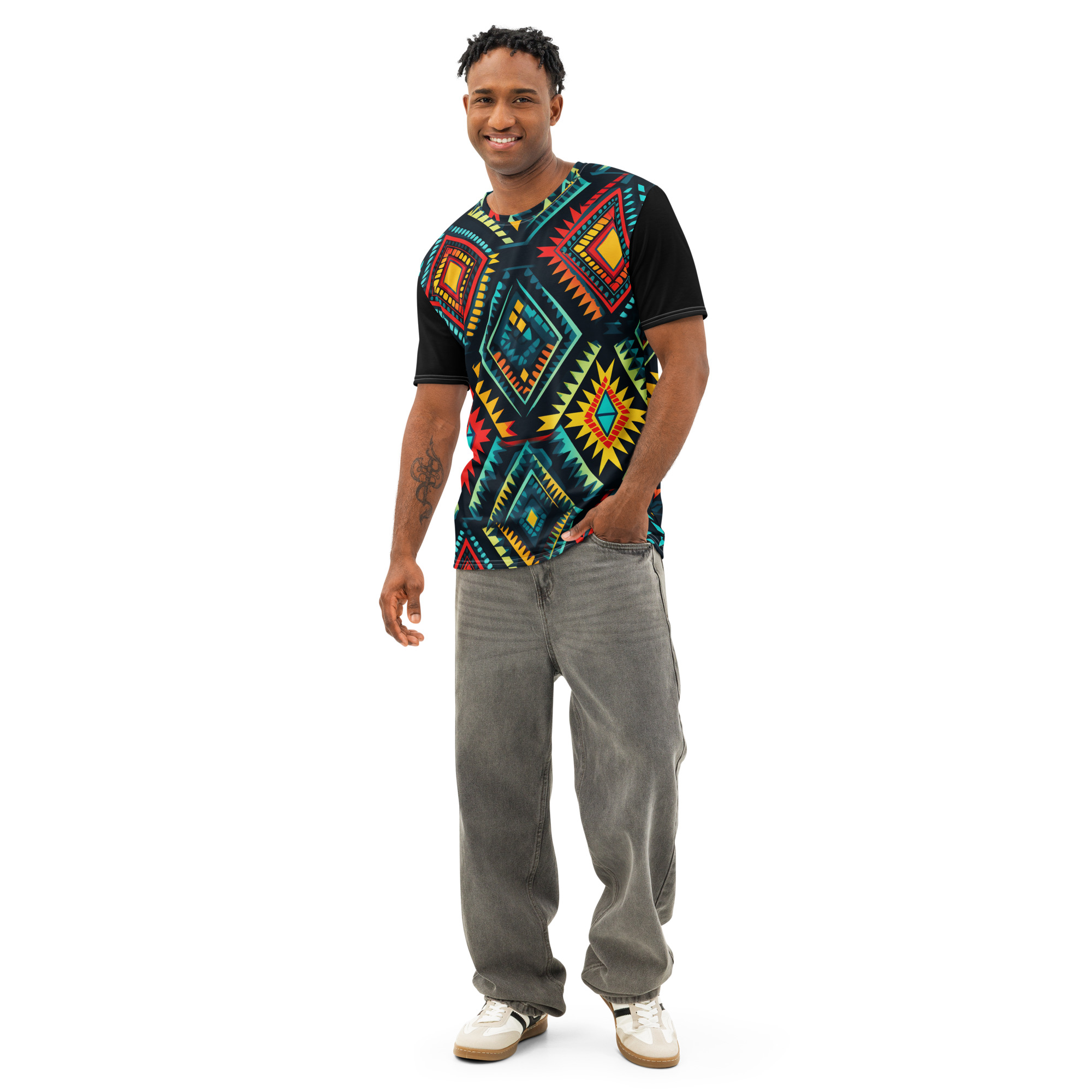 Aztec Cotton Crew