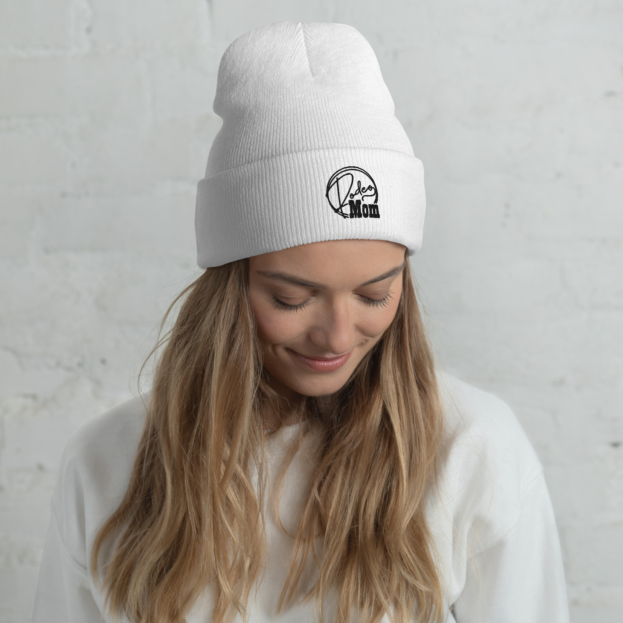 Rodeo Mom Cuffed Beanie - Image 4